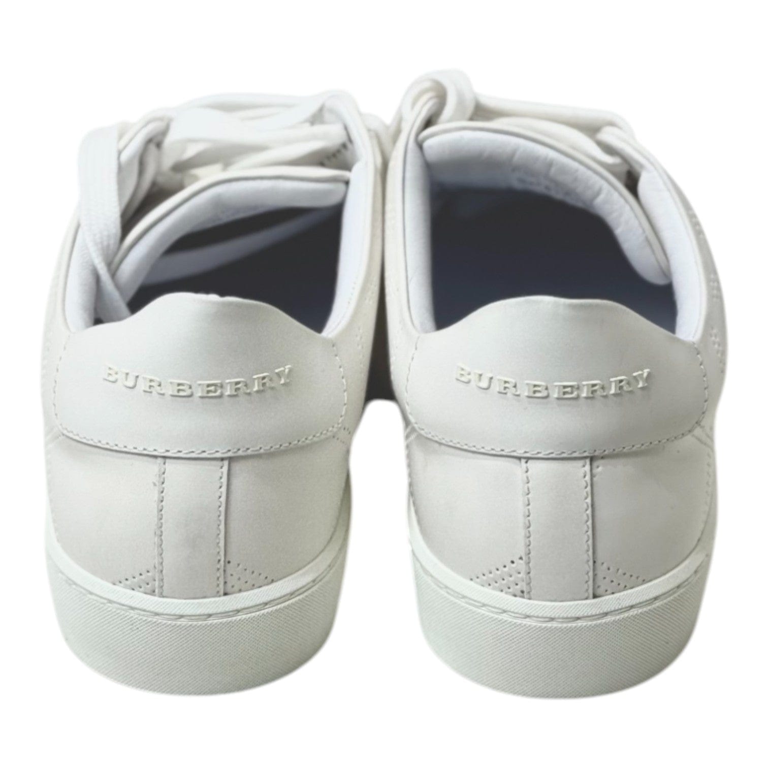 Burberry Burberry White Leather Sneaker Shoes #38