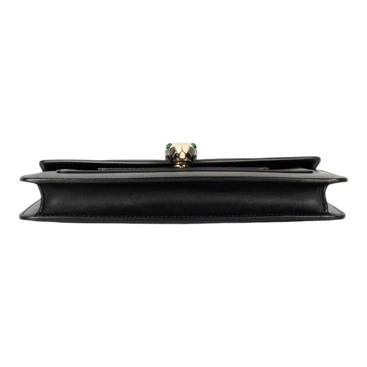 Bvlgari Bvlgari Black Serpenti Clutch with Chain Bag - Full Set