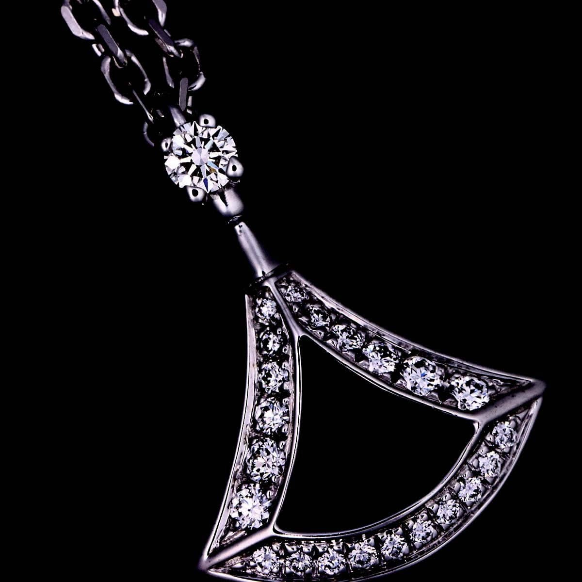 BVLGARI BVLGARI Diva Dream Diamond Necklace 18K White Gold 750 90290456