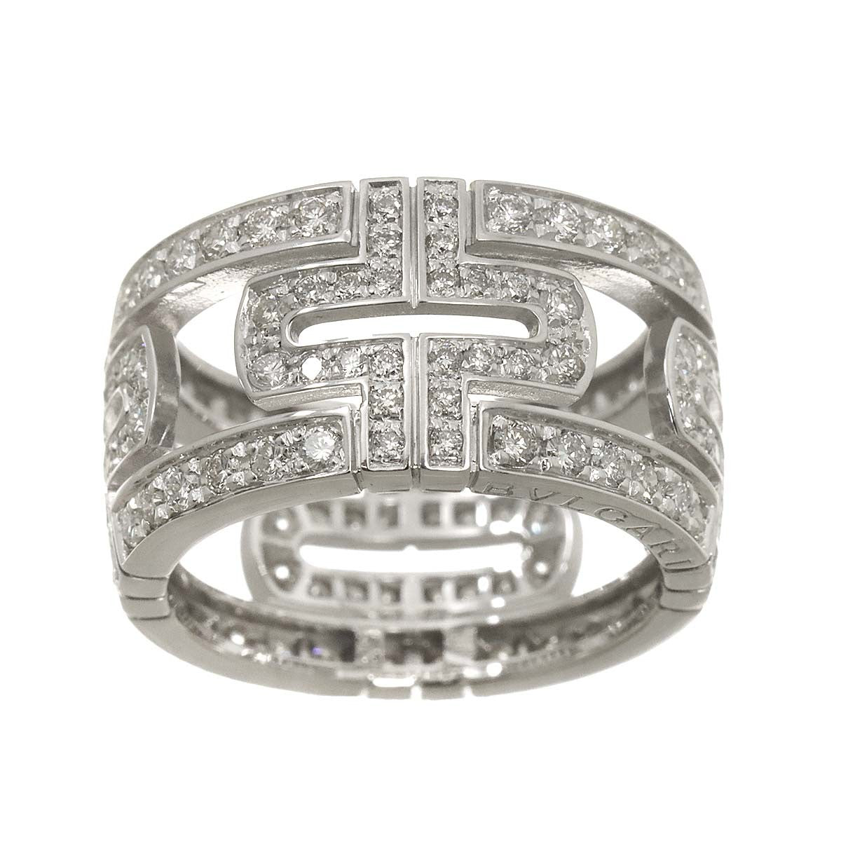 BVLGARI BVLGARI Parentesi Diamond Ring 18K White Gold 750 size53 6-6.25(US) 90299621