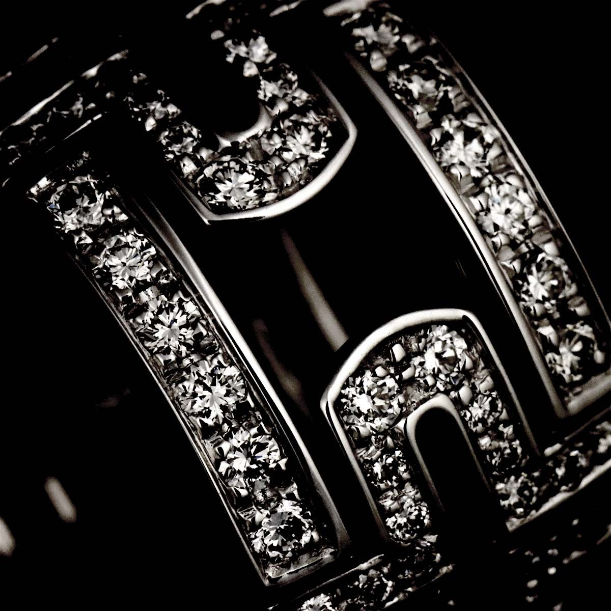 BVLGARI BVLGARI Parentesi Diamond Ring 18K White Gold 750 size53 6-6.25(US) 90299621