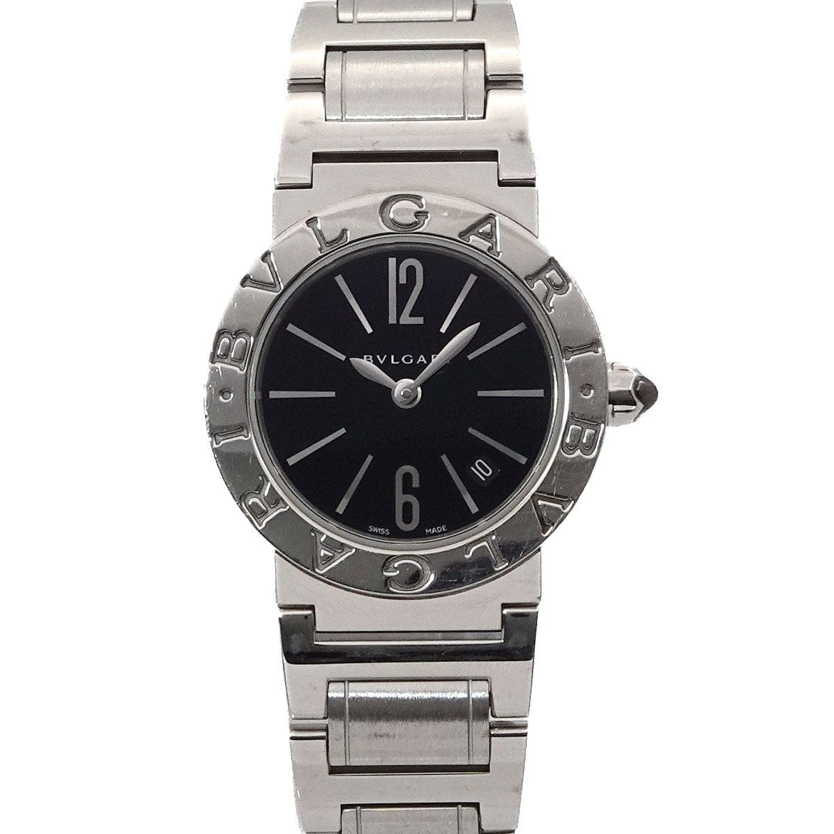 BVLGARI BVLGARI BVLGARIBVLGARI BBL26S Date Quartz Black Dial Ladies Watch 90293820