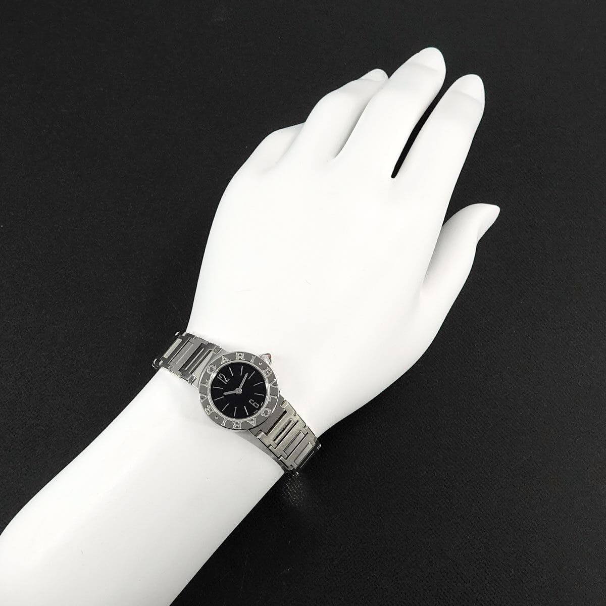 BVLGARI BVLGARI BVLGARIBVLGARI BB23S Quartz Black Dial Ladies Watch 90276229