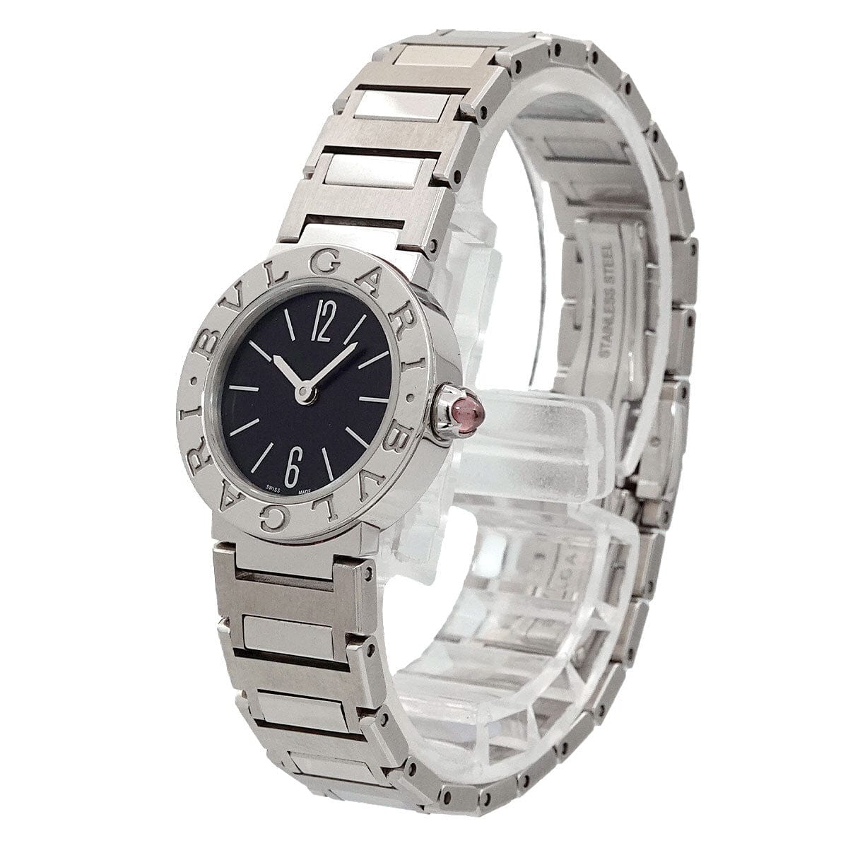 BVLGARI BVLGARI BVLGARIBVLGARI BB23S Quartz Black Dial Ladies Watch 90276229