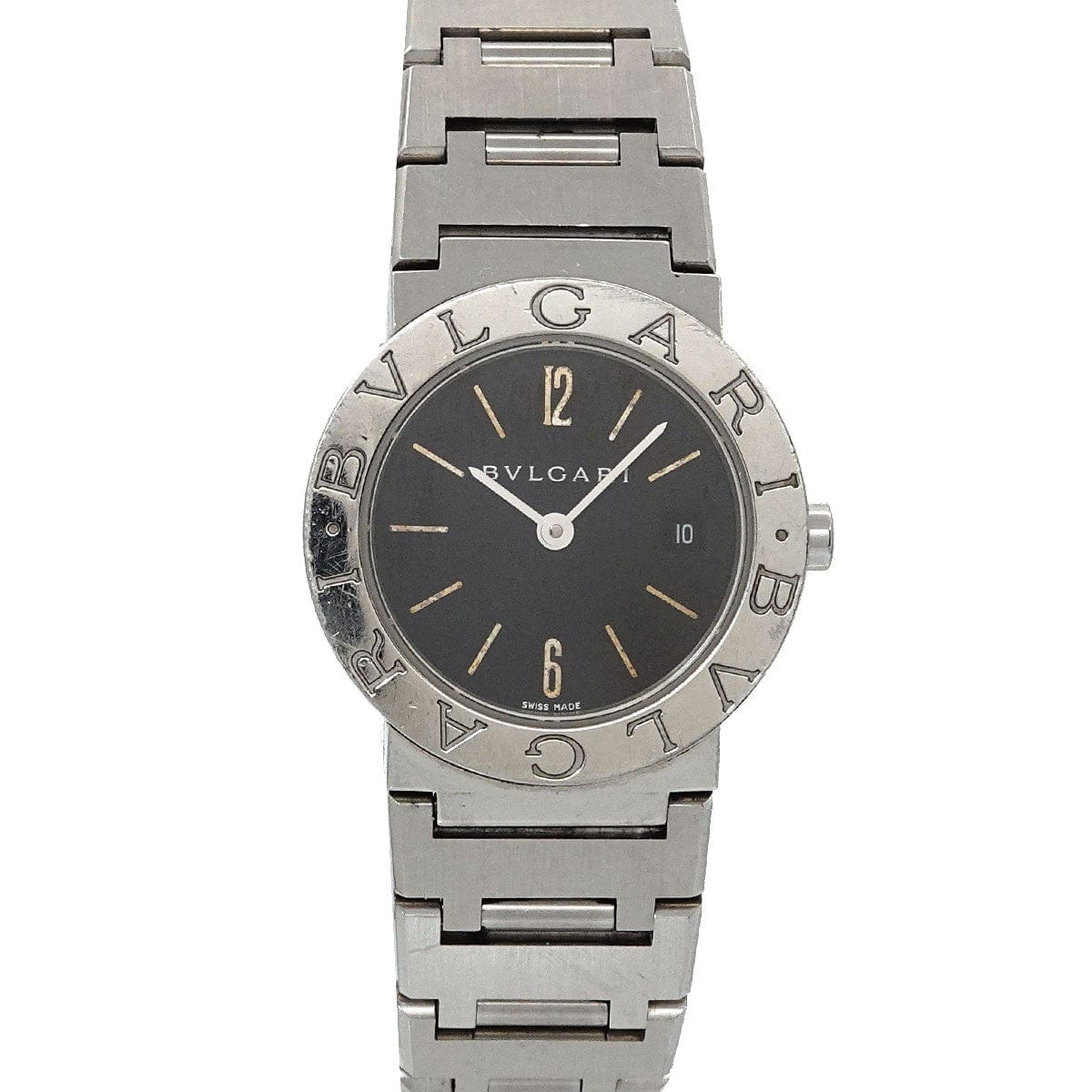 BVLGARI BVLGARI BVLGARIBVLGARI BB26SS Quartz Black Dial Ladies Watch 90310512