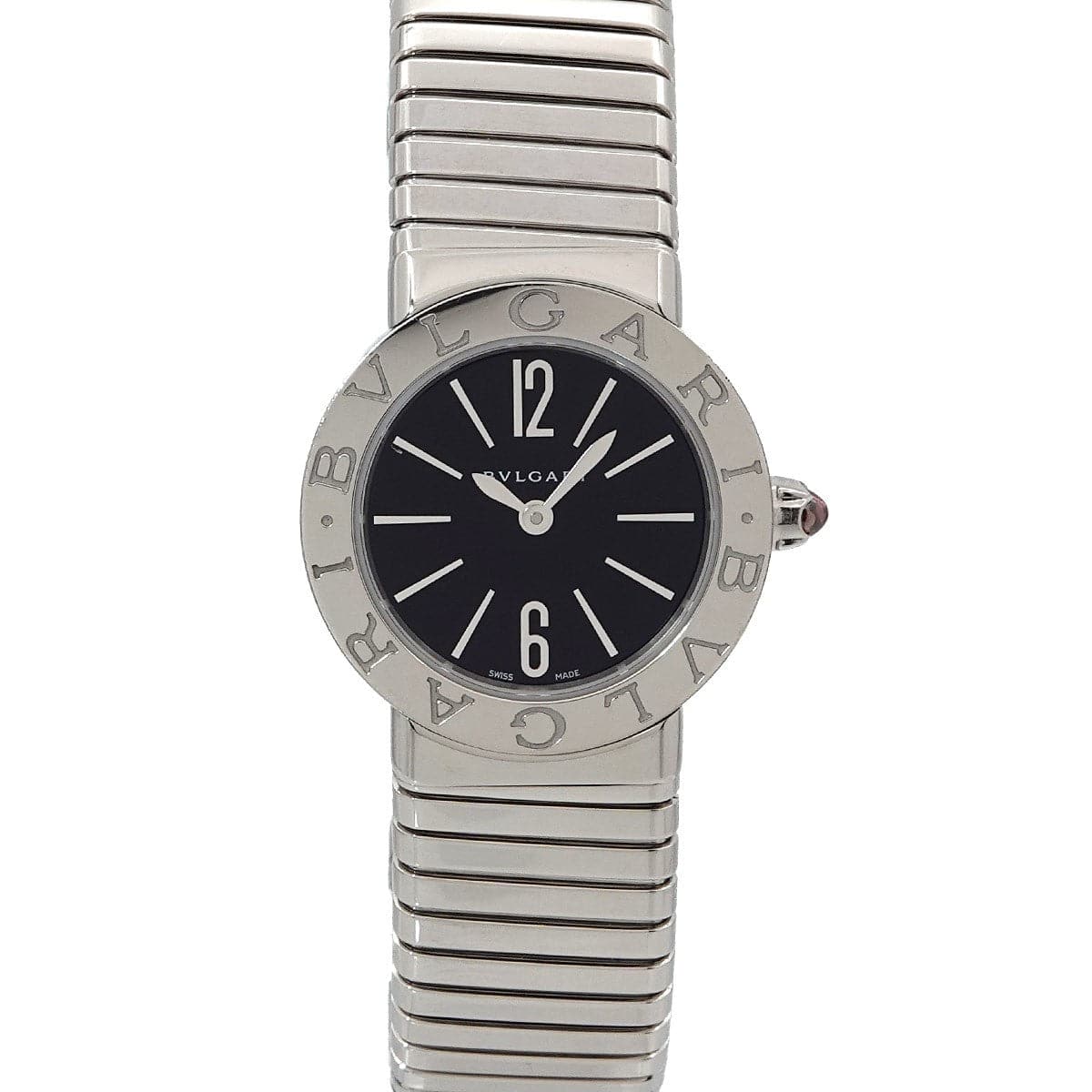 BVLGARI BVLGARI BVLGARIBVLGARI Tubogas BBL262TS Quartz Black Dial Ladies 90319559
