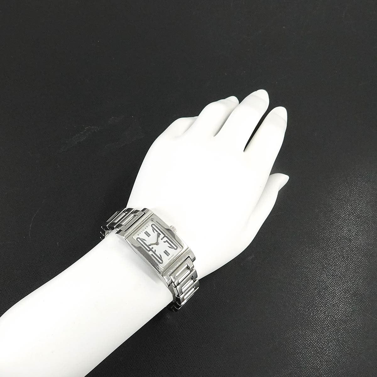 BVLGARI BVLGARI Rettangoro RT39S Quartz White Dial Ladies Watch 90317031