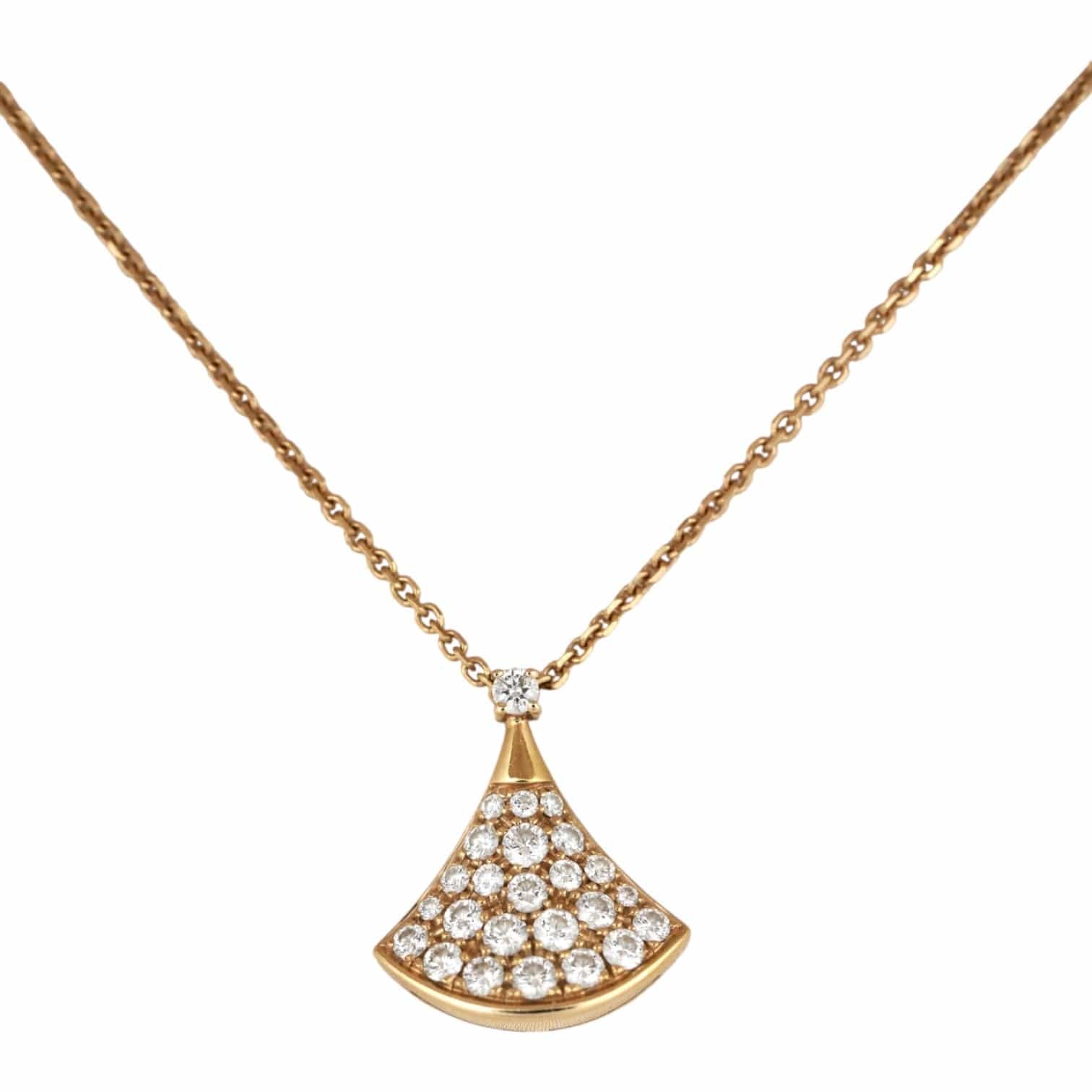 Bvlgari Bvlgari Diva’s Dream Diamond Necklace in 18K Rose Gold