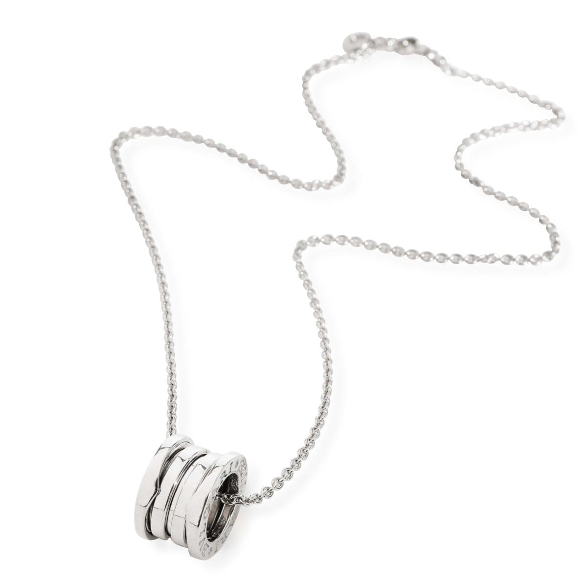 112539, BVLGARI B Zero 1 Pendant in 18K White Gold