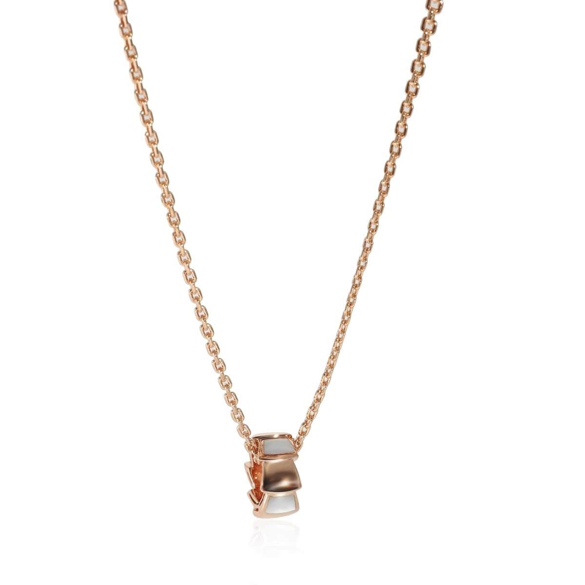 133516, BVLGARI Serpenti Necklace in 18k Rose Gold