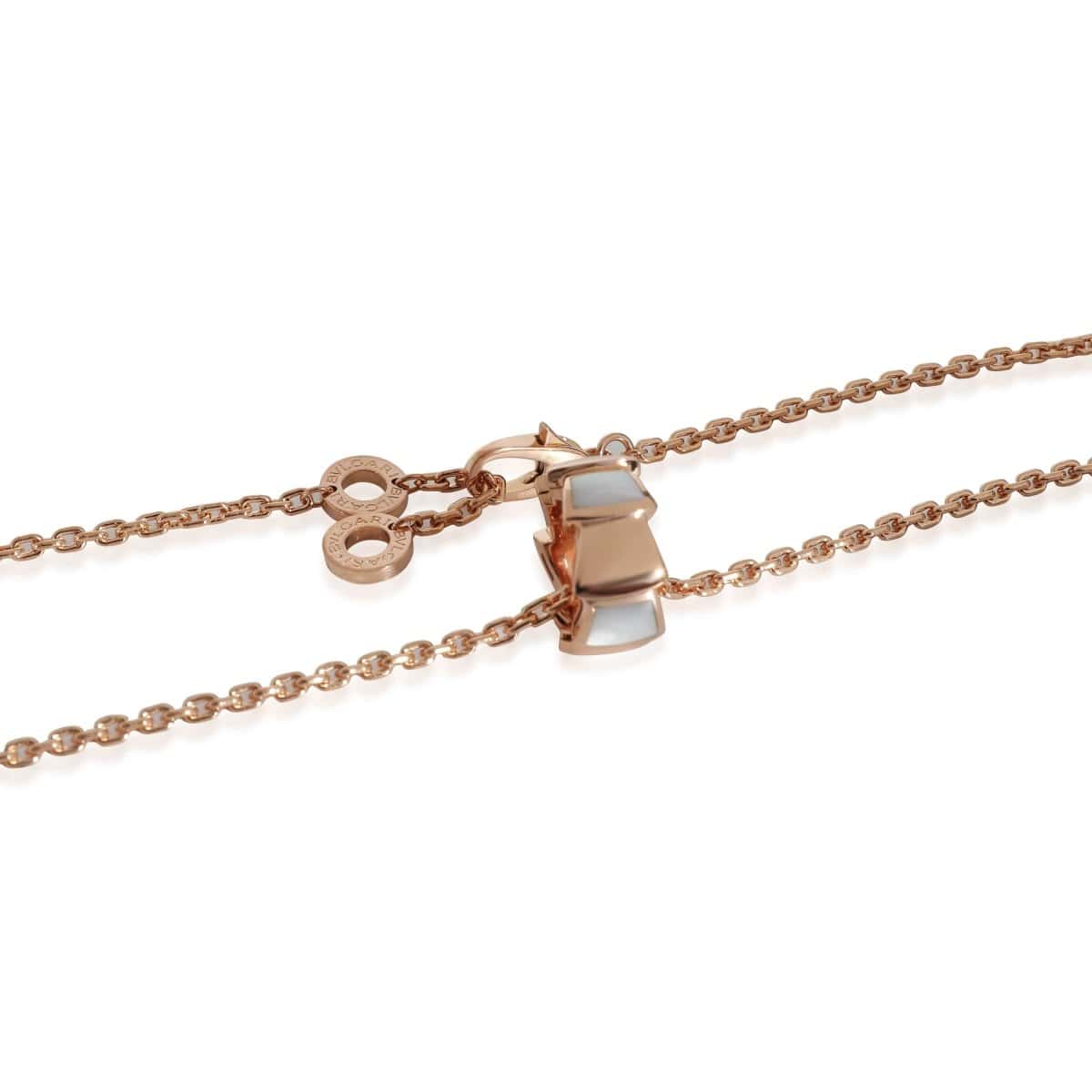 133516, BVLGARI Serpenti Necklace in 18k Rose Gold