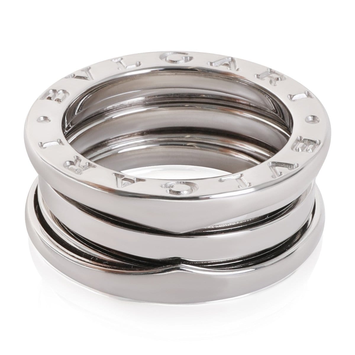 119552, BVLGARI B.zero1 Ring in 18k White Gold, Size 49