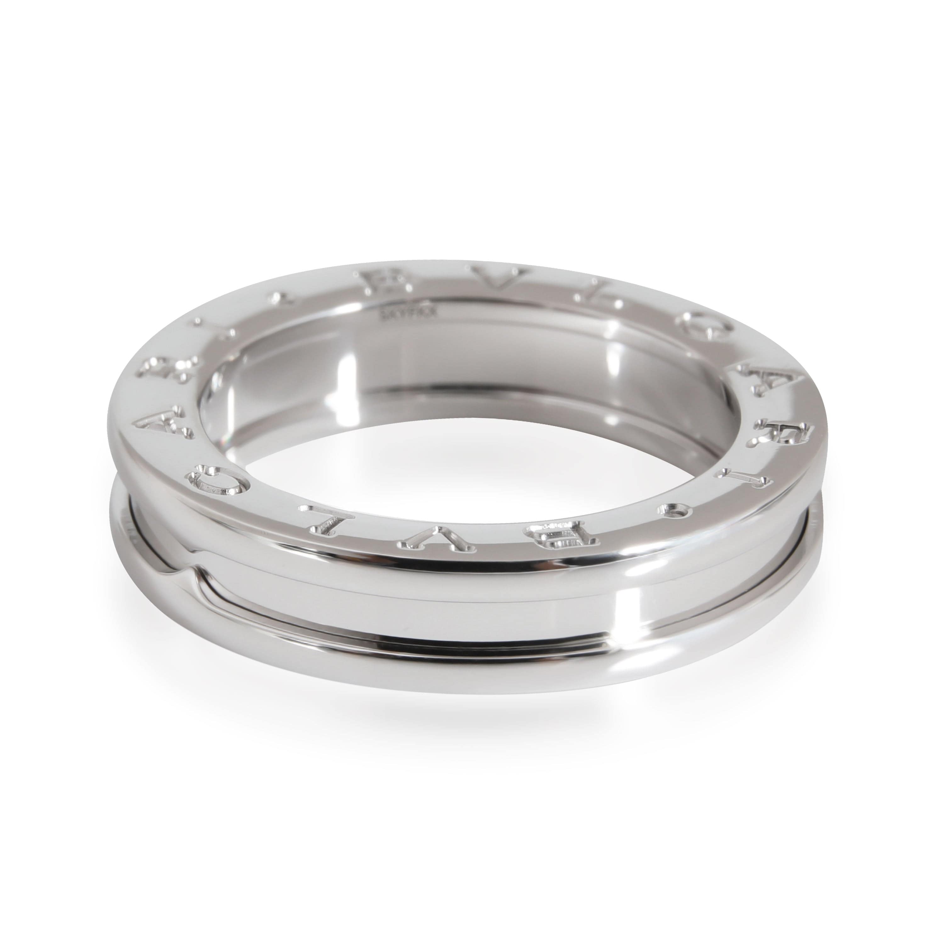 BVLGARI BVLGARI B.Zero1 One-Band Ring in 18K White Gold