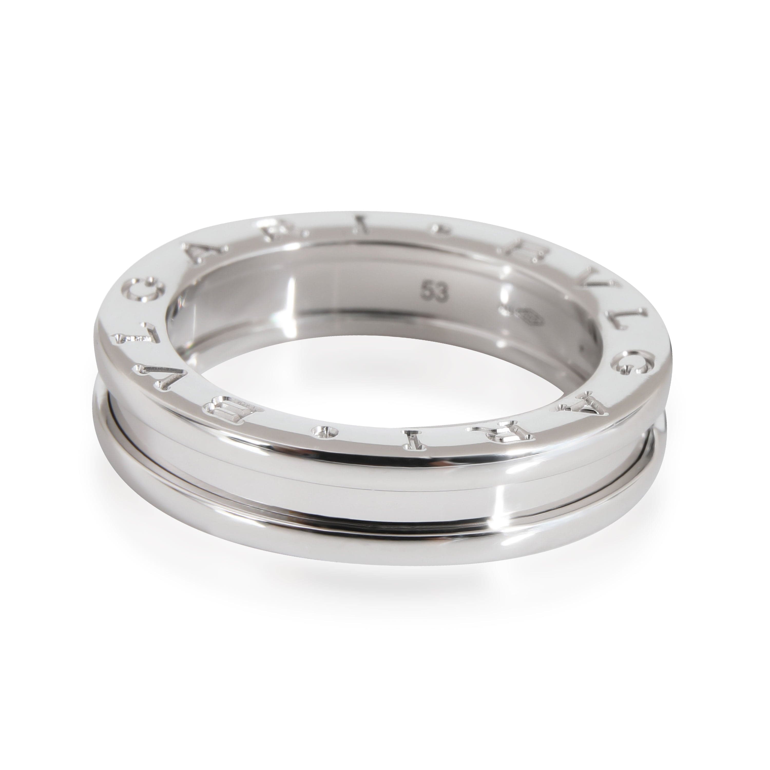 BVLGARI BVLGARI B.Zero1 One-Band Ring in 18K White Gold