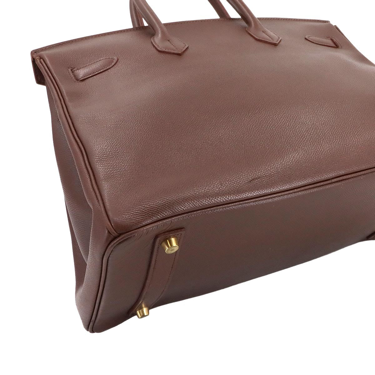 HERMES Birkin 35 Couchevel Epsom Brown Hand Bag Purse 902998377