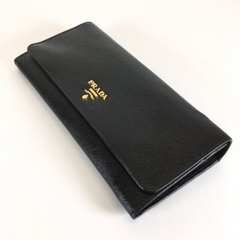 Prada wallet discount on chain black