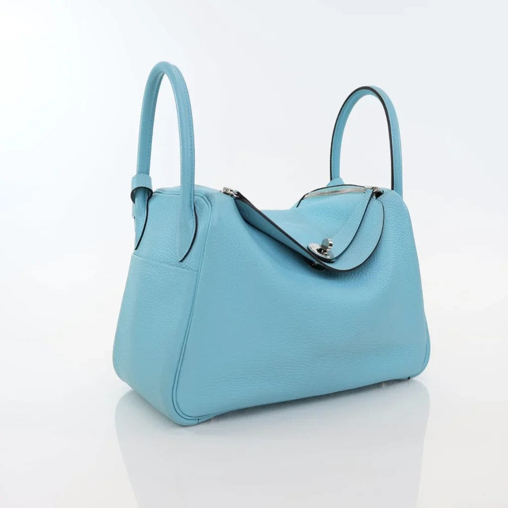 Calgary Hermes Lindy 30 Bleu Atoll Clemence