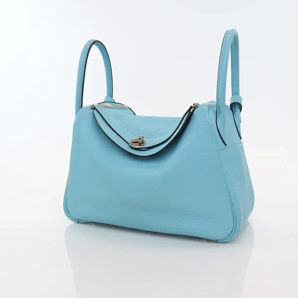 Calgary Hermes Lindy 30 Bleu Atoll Clemence