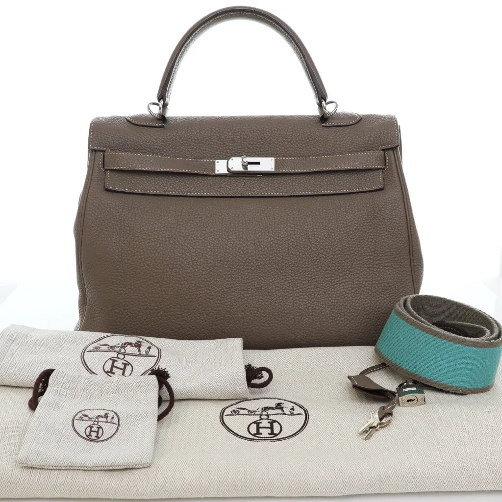 CAN Hermes Kelly 35 Etoupe Togo