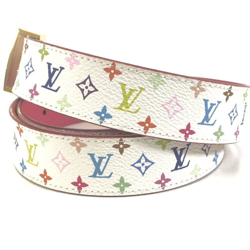 Louis Vuitton - Authenticated Initiales Belt - Leather Pink for Women, Never Worn