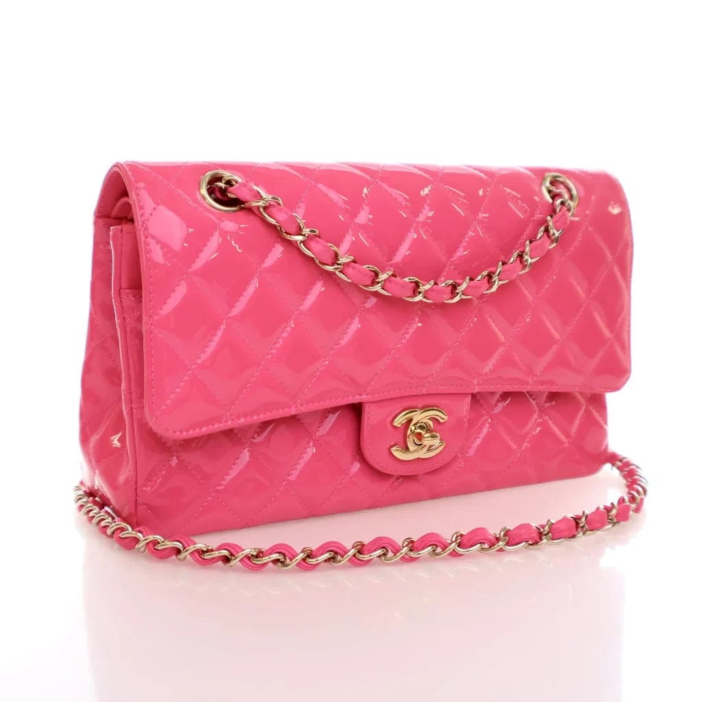 CANADA Chanel Classic Flap Medium Pink Patent