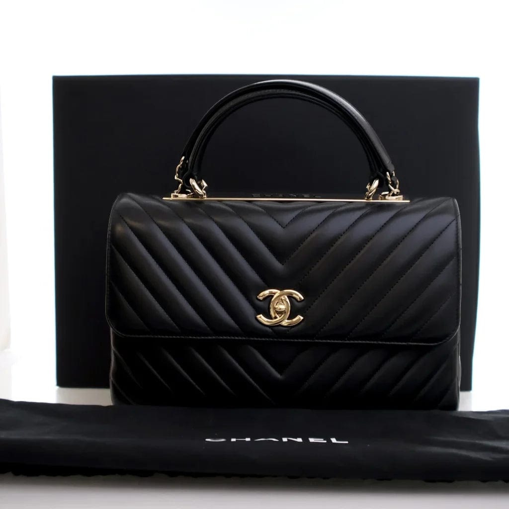 CANADA Chanel Trendy CC Black Lambskin