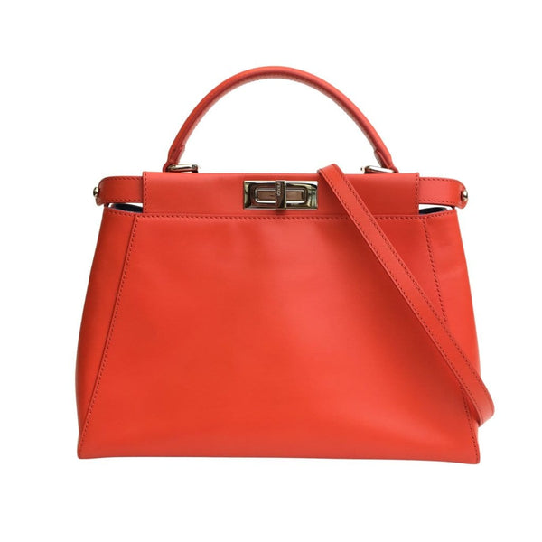 Fendi peekaboo outlet mini red