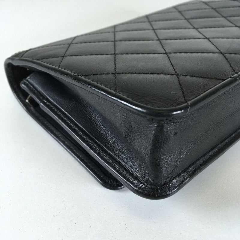Chanel Dark Beige Quilted Caviar Leather Classic WOC Clutch Bag  Yoogis  Closet