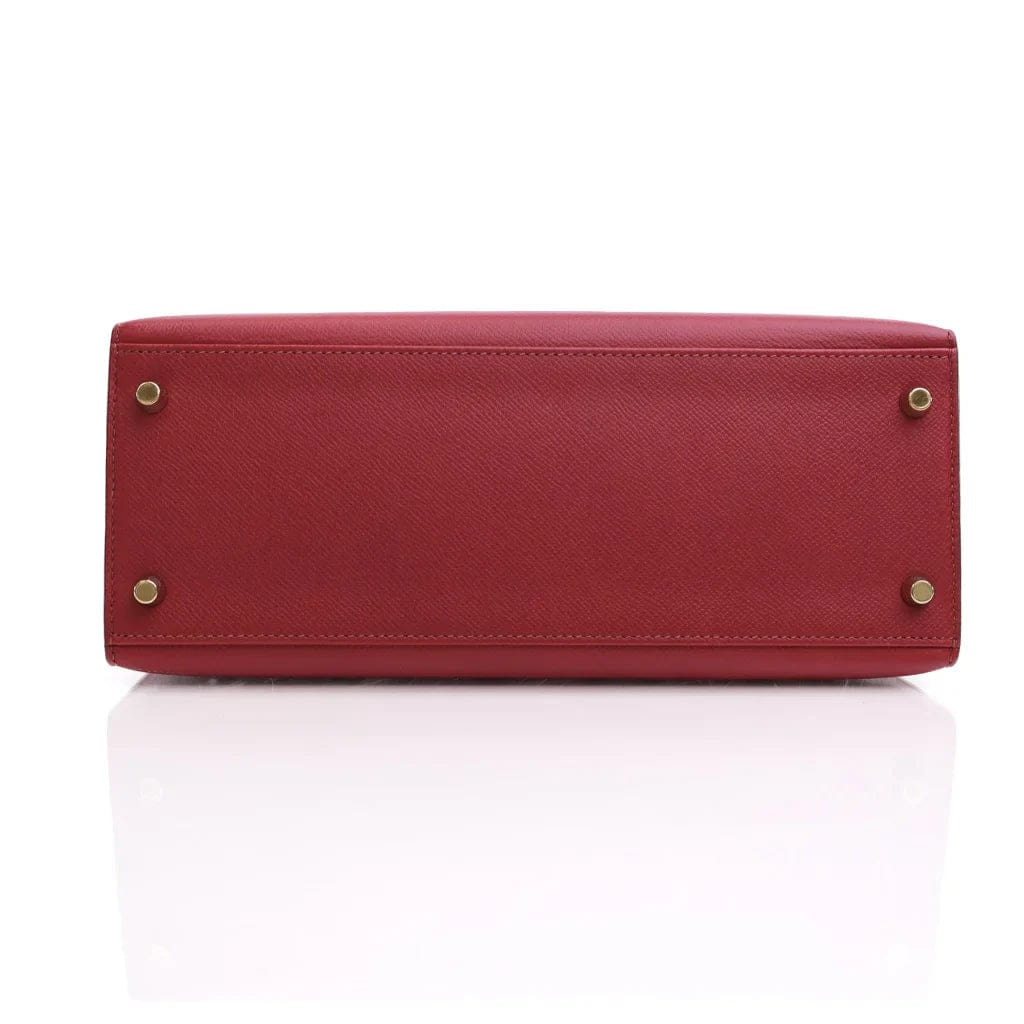 CANADA Hermes Kelly 28 Rouge Grenat Epsom