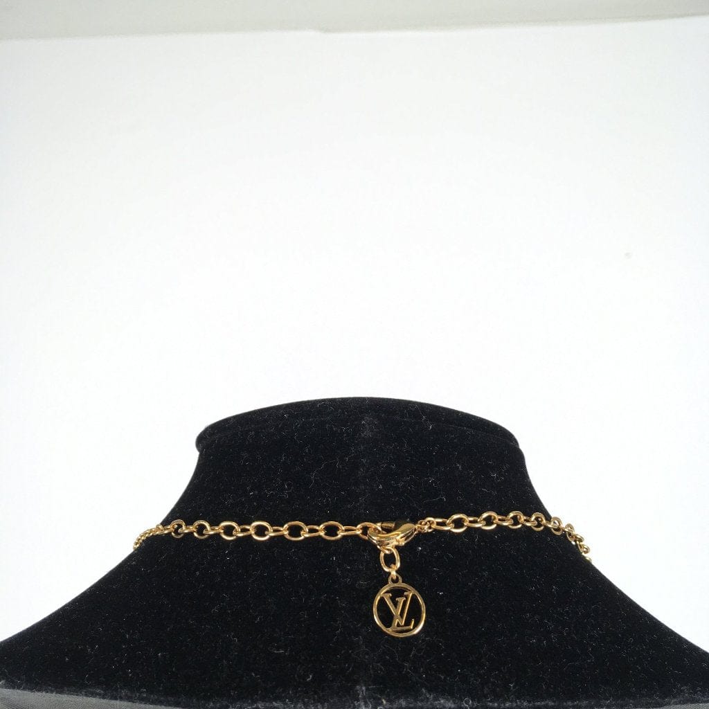 Louis Vuitton LV Necklace Blooming Gold hardware Metal ref.227847 - Joli  Closet