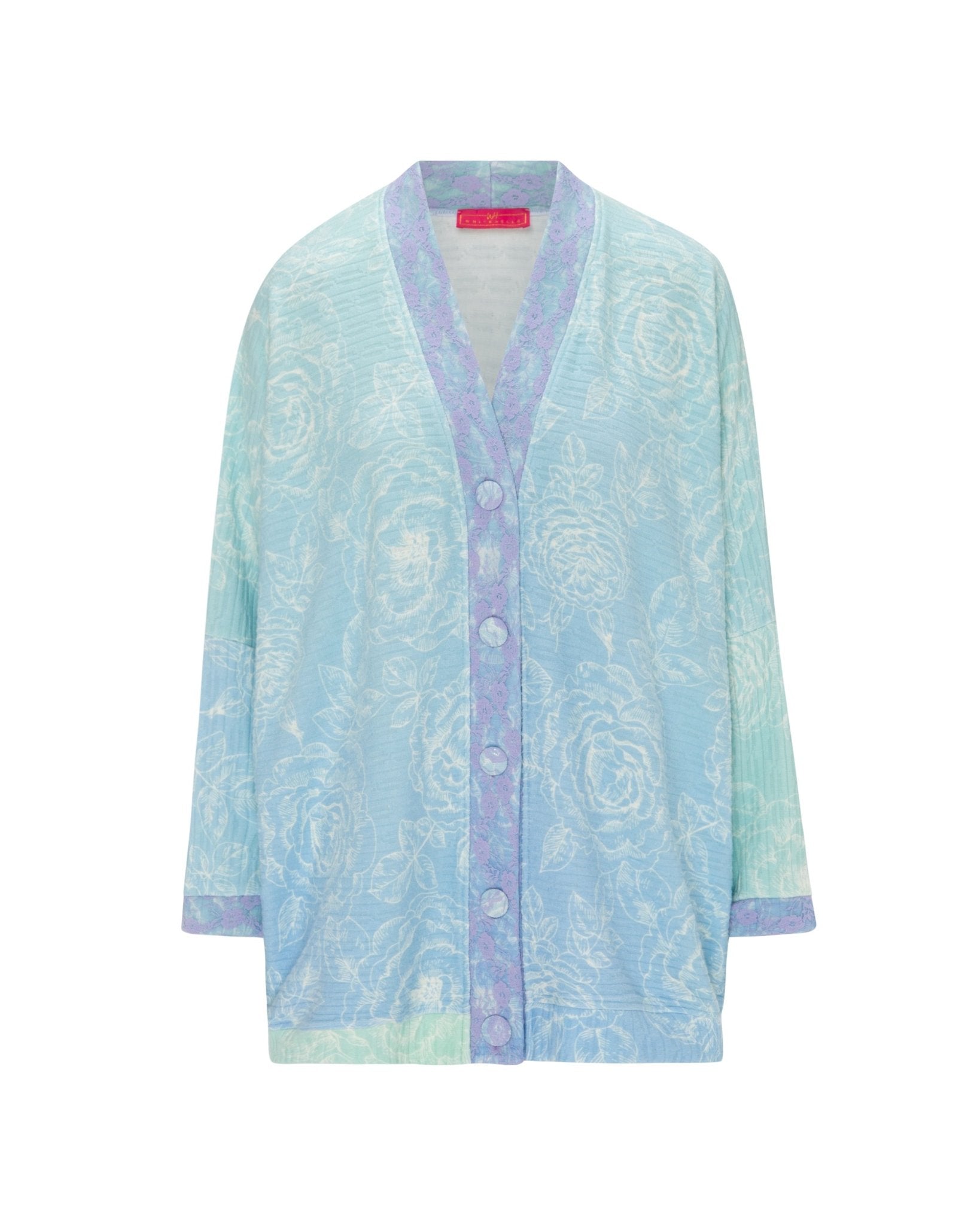 Cardigan Marley Roses Blue Gradient | بلوزة نسائية Marley - Maison Clad