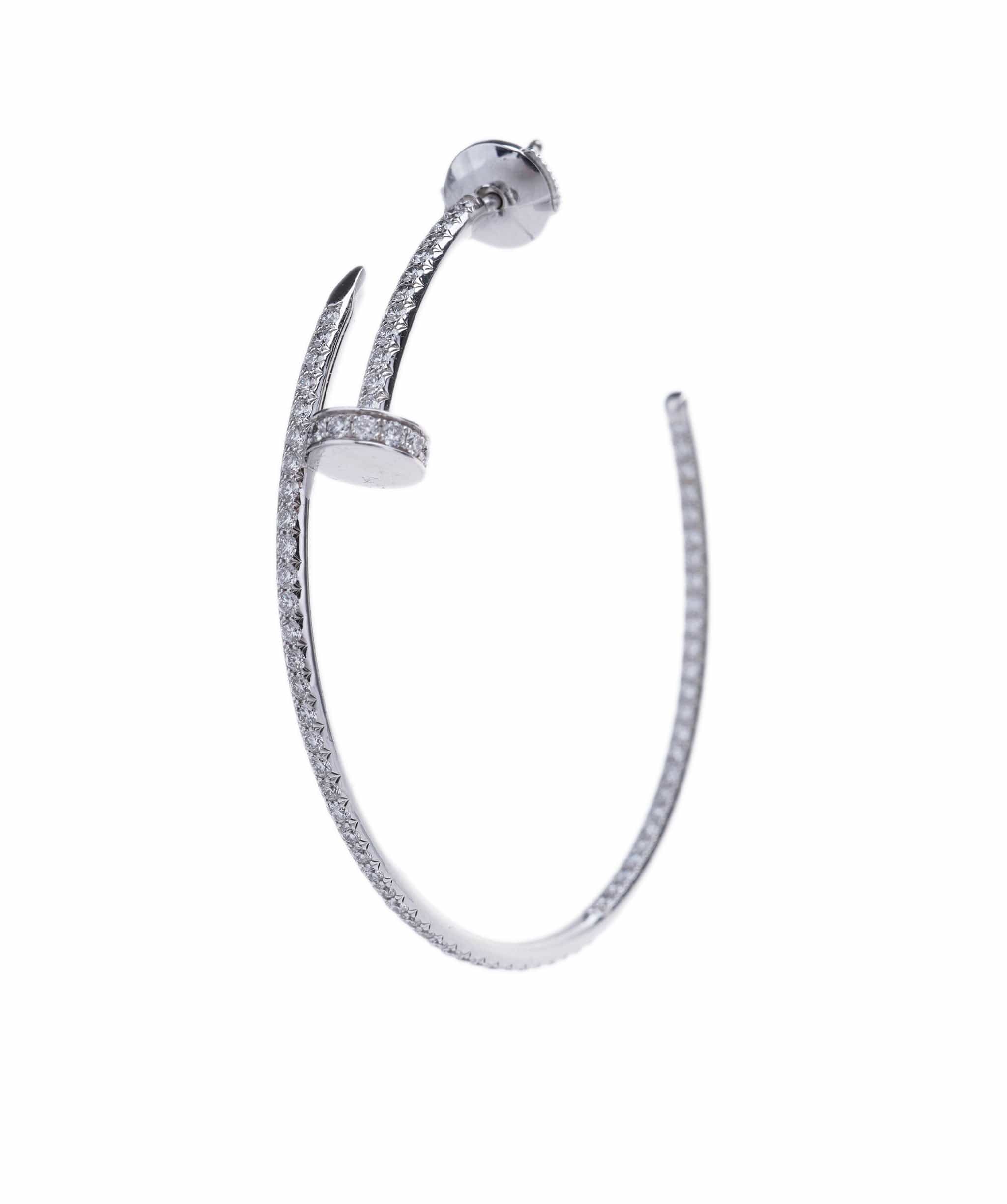 Cartier Cartier WG Juste Un Clou Hoop Earrings ASC5612