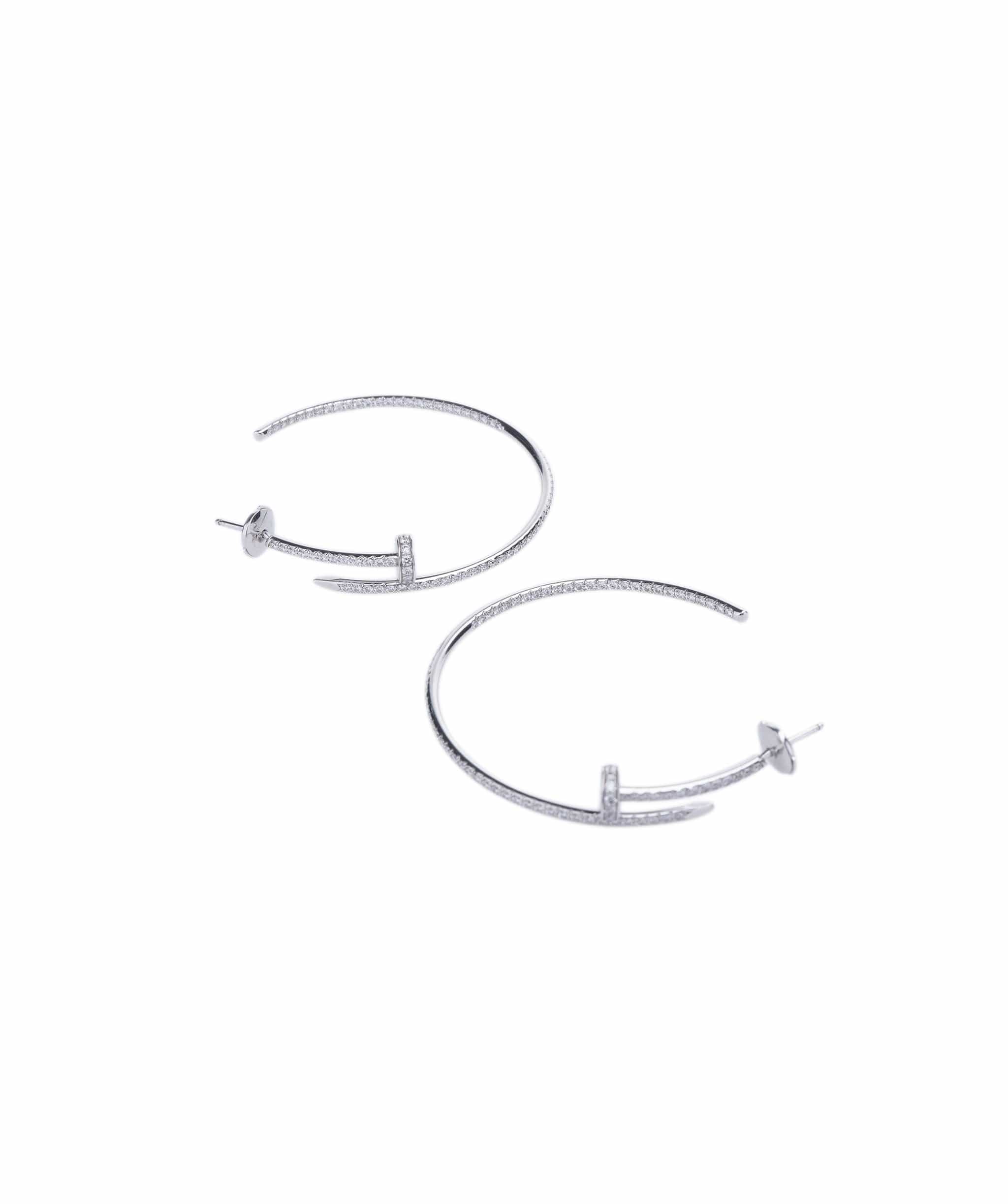 Cartier Cartier WG Juste Un Clou Hoop Earrings ASC5612