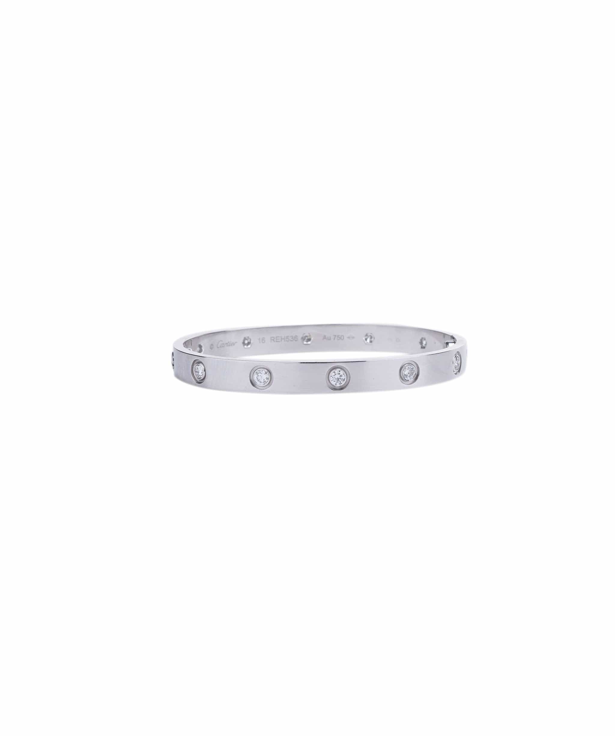 Cartier Cartier WG Love Bangle, Size 16 ASC5610