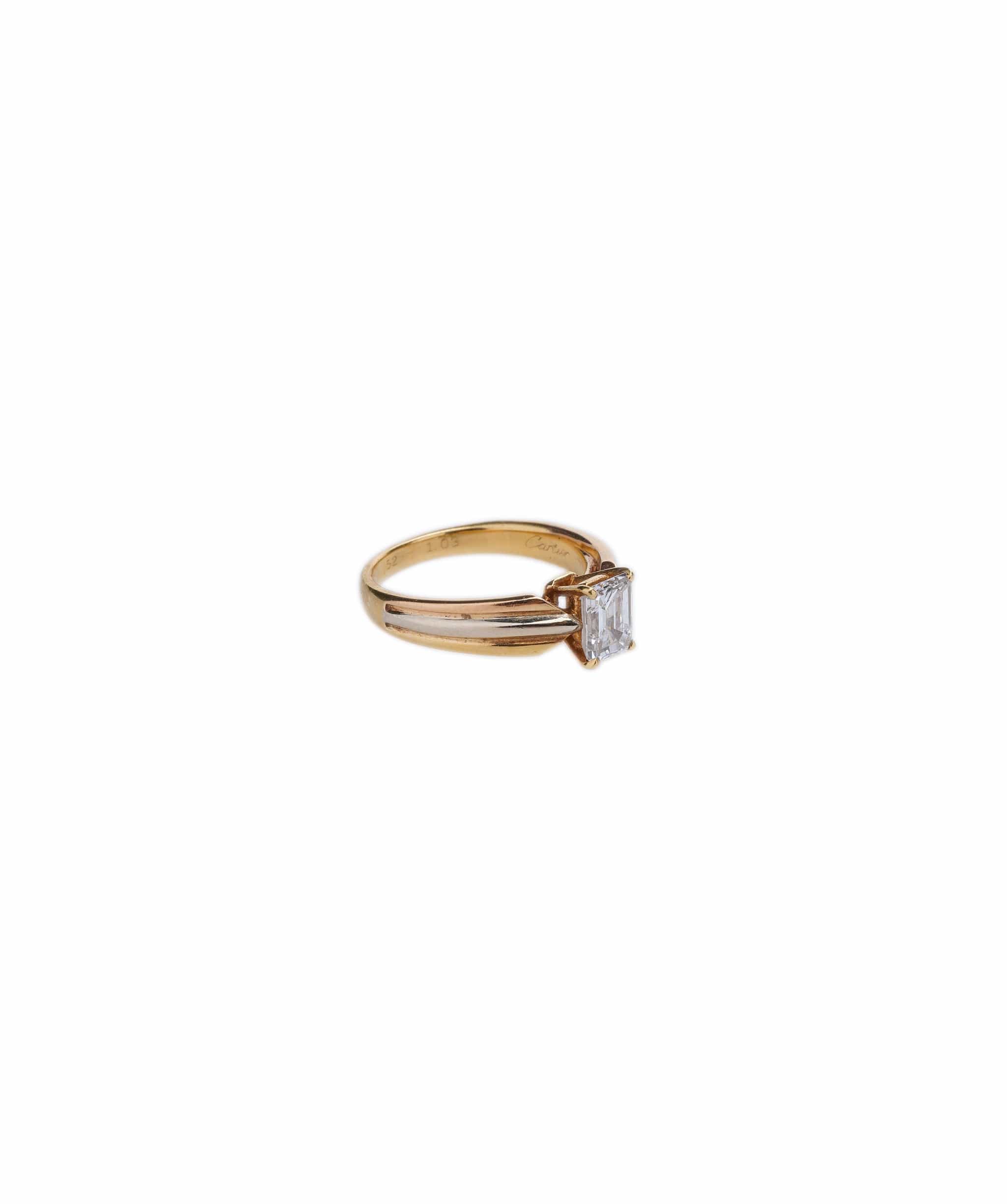 Cartier Cartier Yellow Gold Trinity Diamond Ring ASC5611