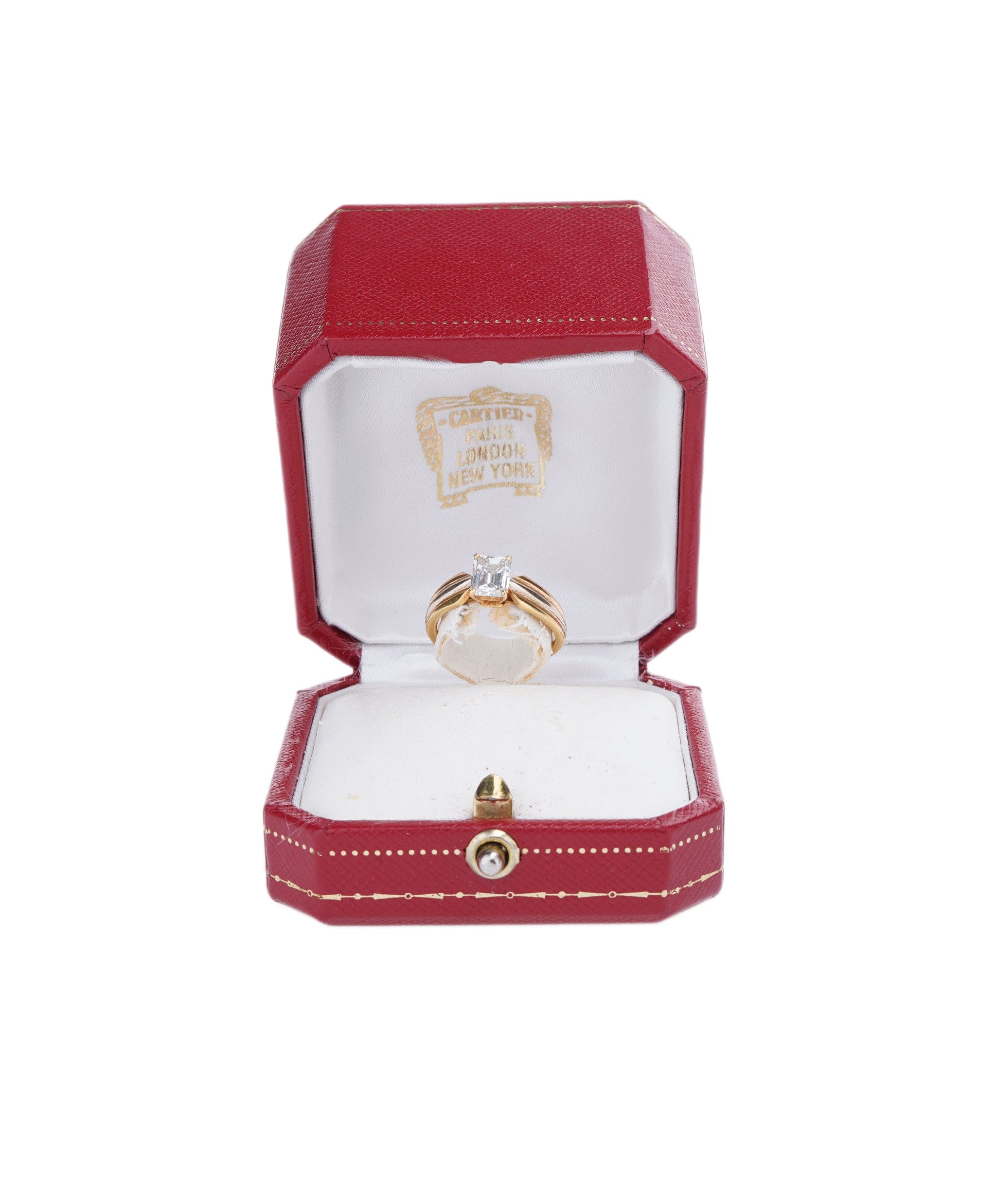 Cartier Cartier Yellow Gold Trinity Diamond Ring ASC5611