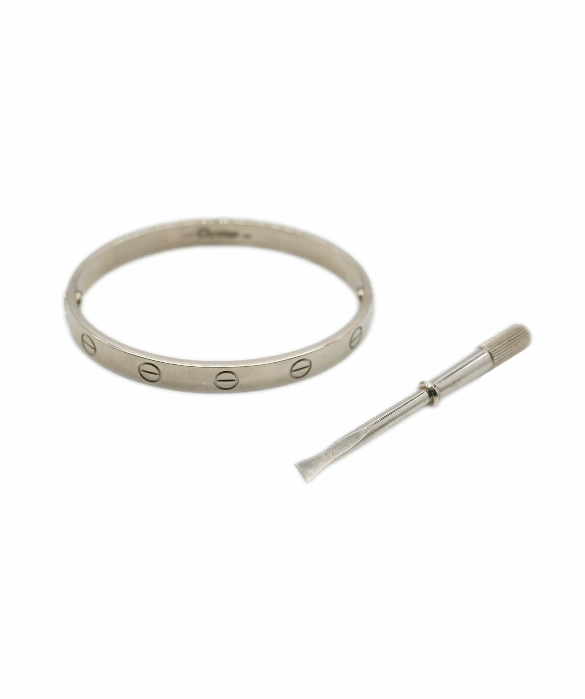 Cartier Cartier Love Bracelet 18k white Gold size 16  ASL6603