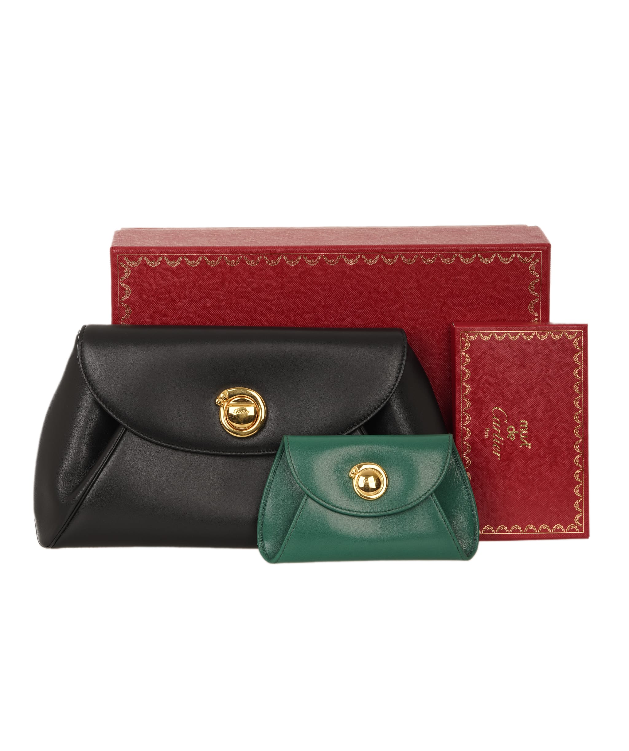 Cartier Cartier Panth√®re Leather Clutch - BLACK ALC4163