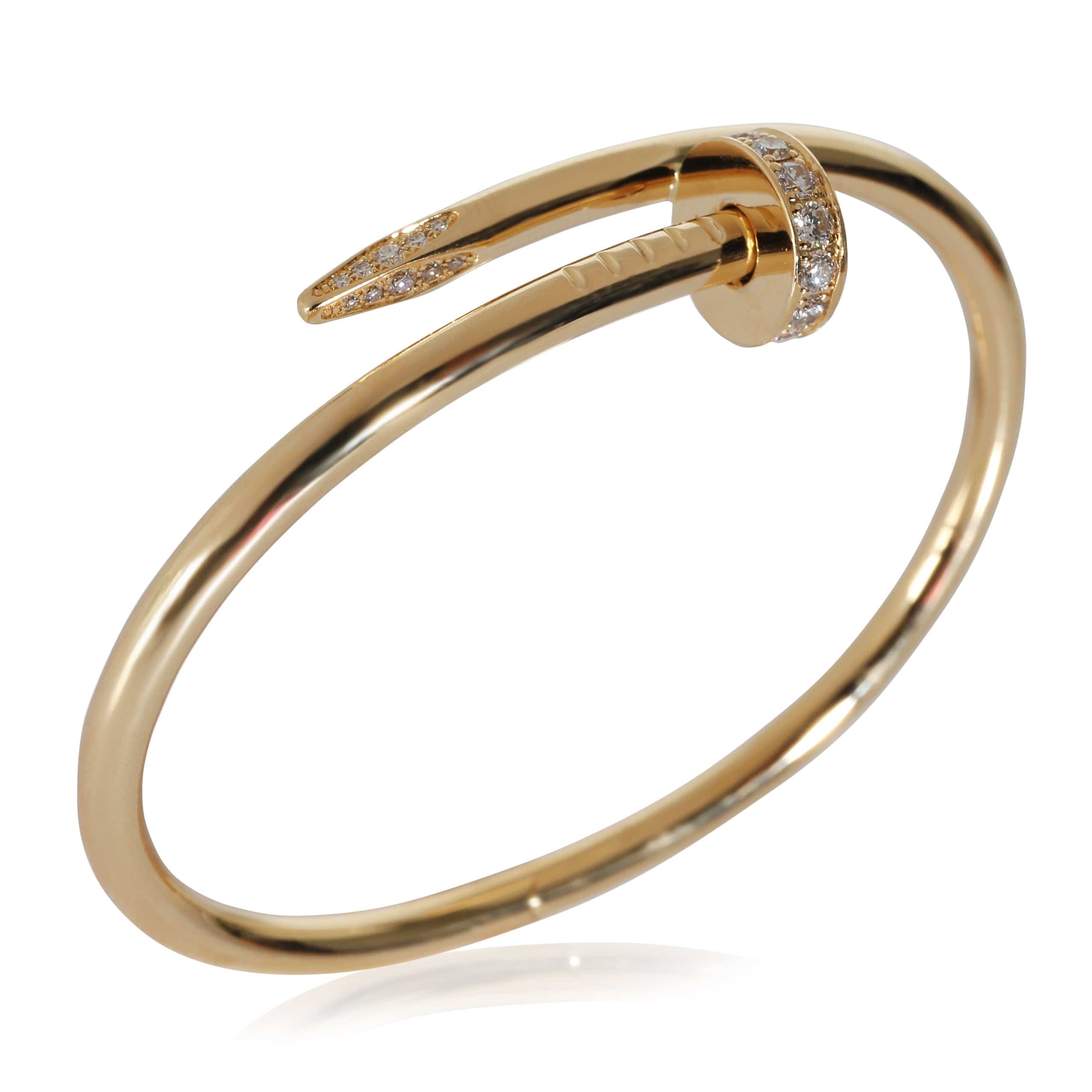 Cartier Cartier Juste Un Clou Bracelet (Yellow Gold, Diamonds)