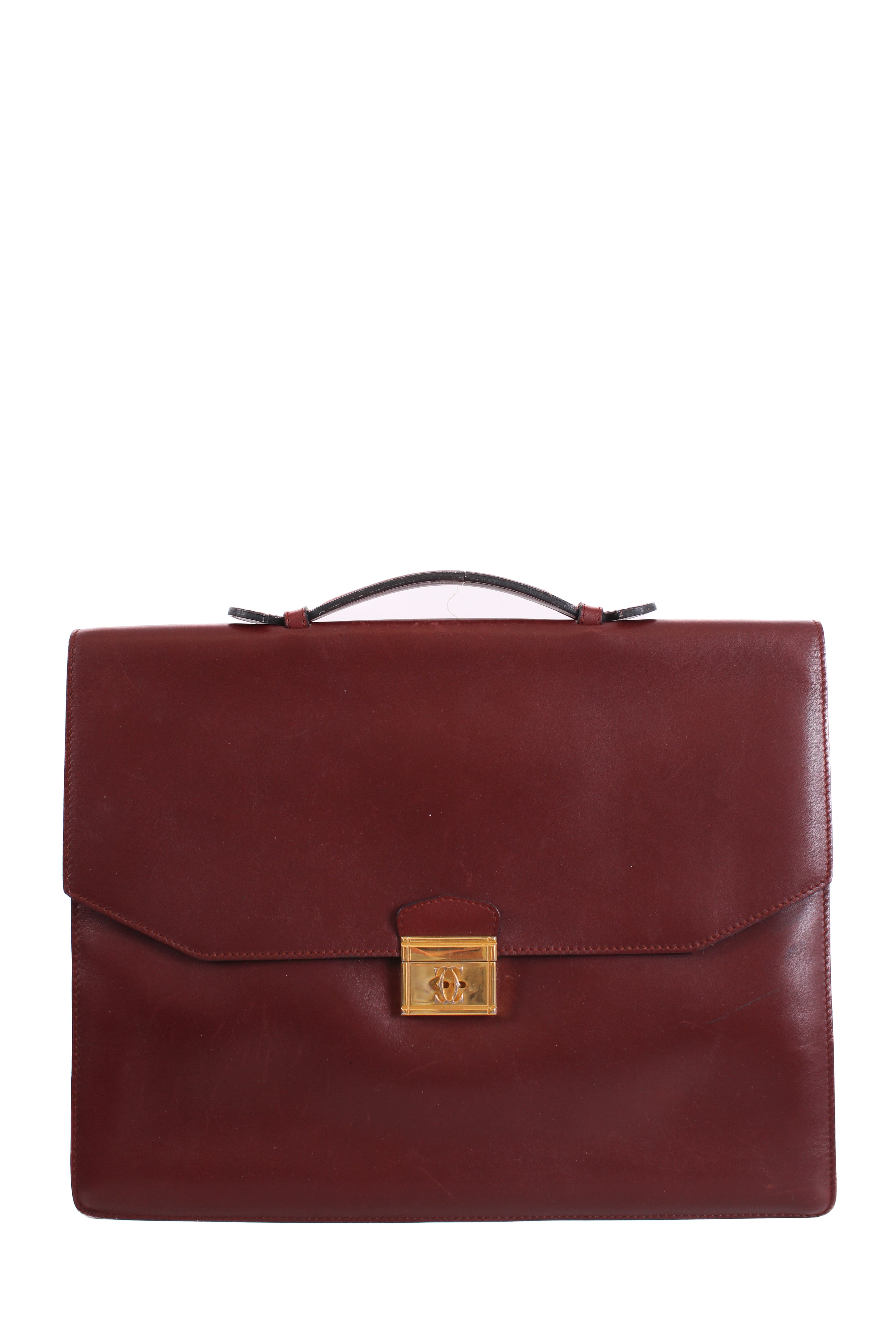Cartier Cartier Must de Briefcase Burgundy