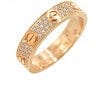 Cartier Cartier Love Ring SM Full Pave Diamond RG #47 90227365