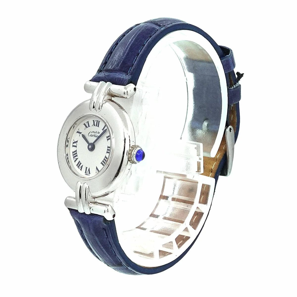 Cartier Cartier Must Colise Vintage Ladies Watch White SV925 Quartz 90246869