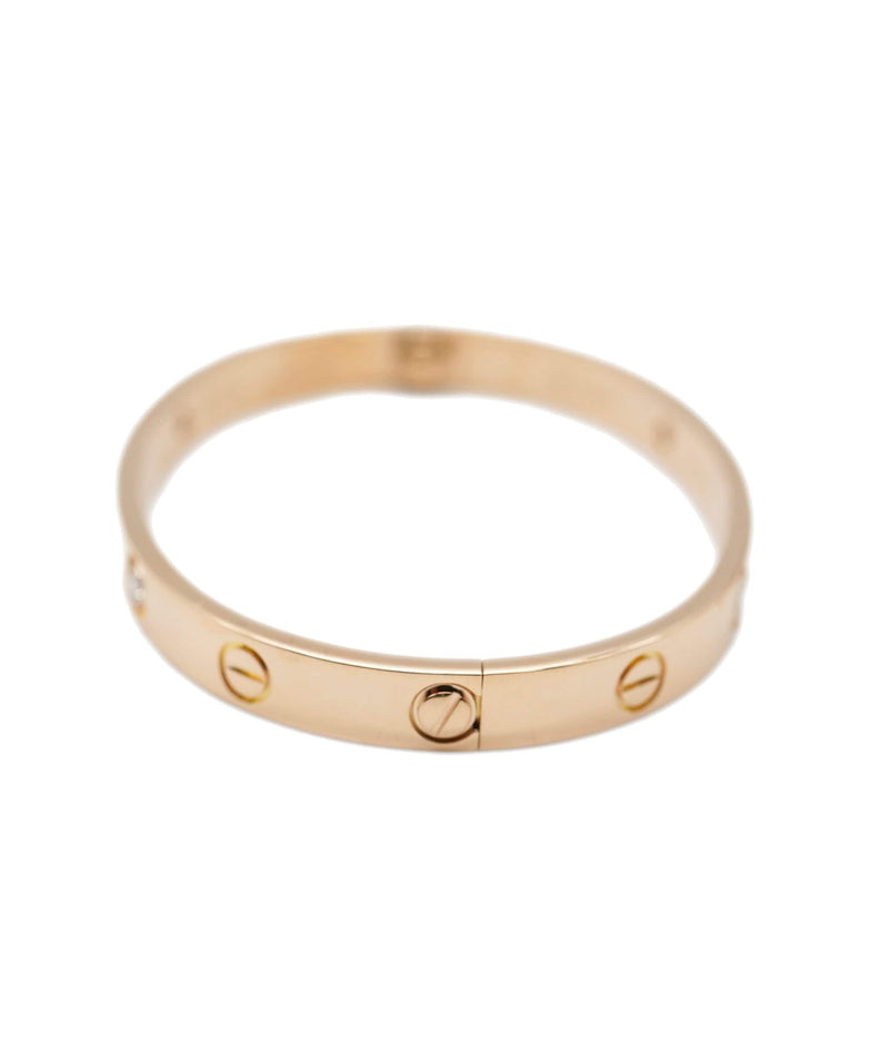 Cartier love 4 on sale diamonds