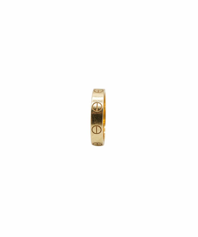 Cartier love band ring thin yellow gold 47 lot8A LuxuryPromise