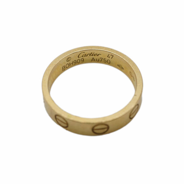 Cartier 18K Rose Gold Love Ring 49 – THE CLOSET