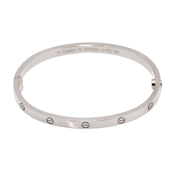 Cartier Love Bracelet SM 18K White Gold 750 Size15 LP90167366