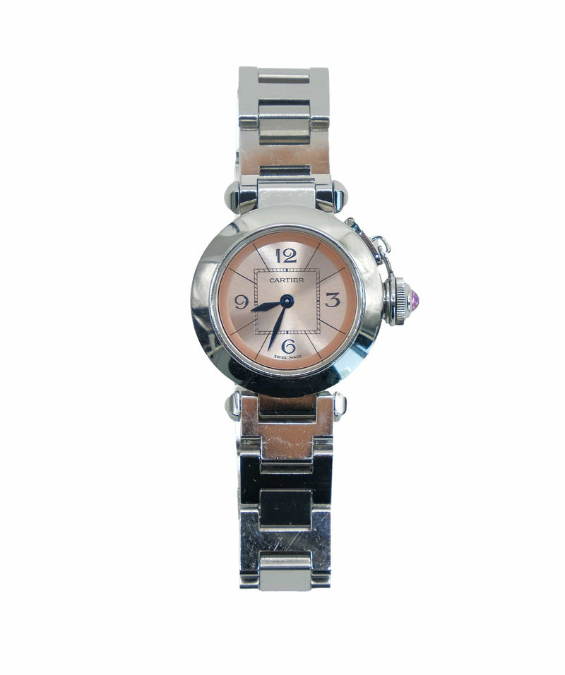 Cartier Miss Pasha W3140008 Ladies Watch Pink Dial ASL8847