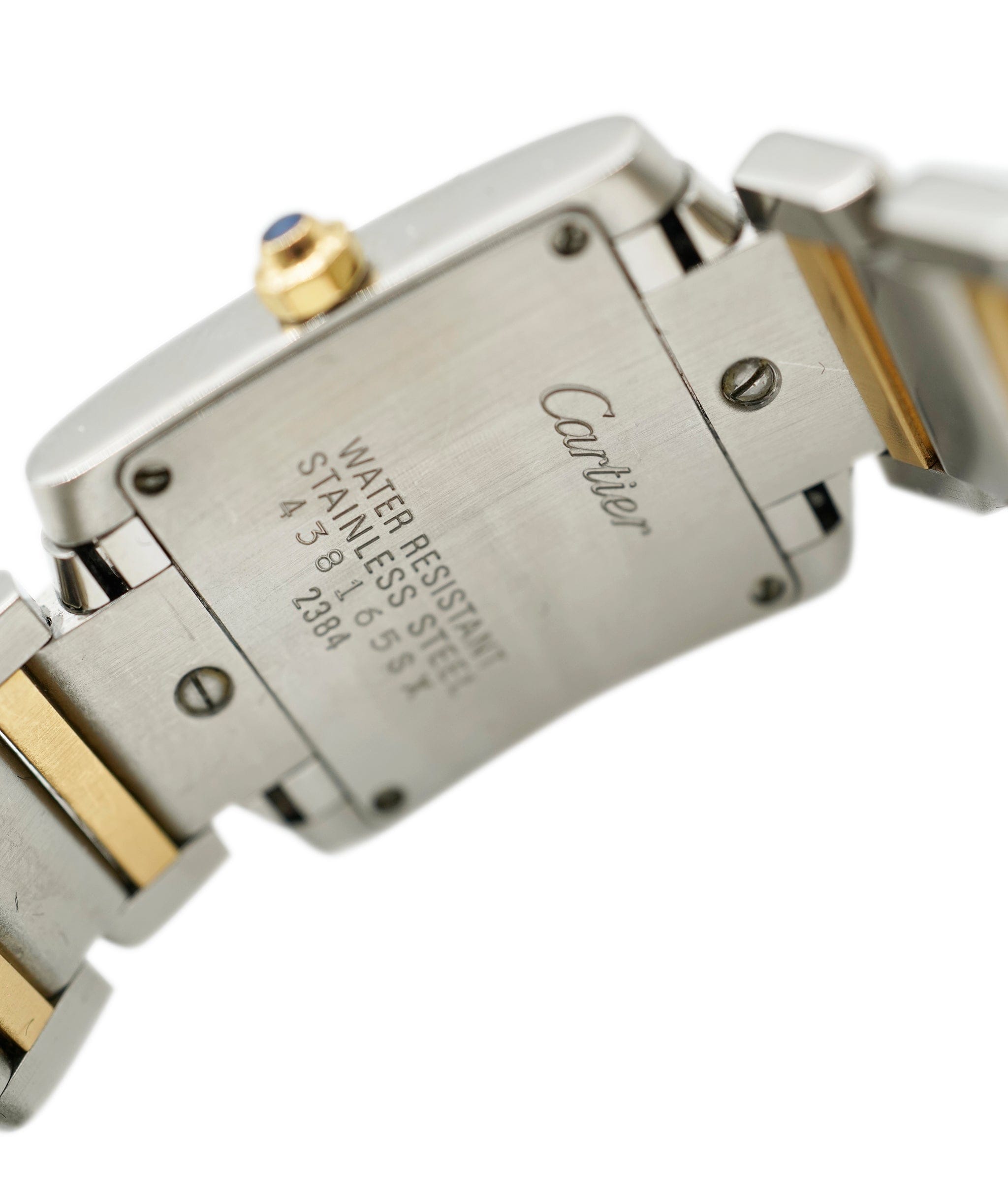 Cartier Cartier Tank Small Size Steel and Gold , sn: 4381658x         AGC1563