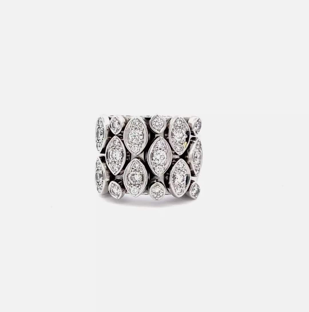 Cartier Cartier 18K White Gold Diamond Diadea Ring ASC5604