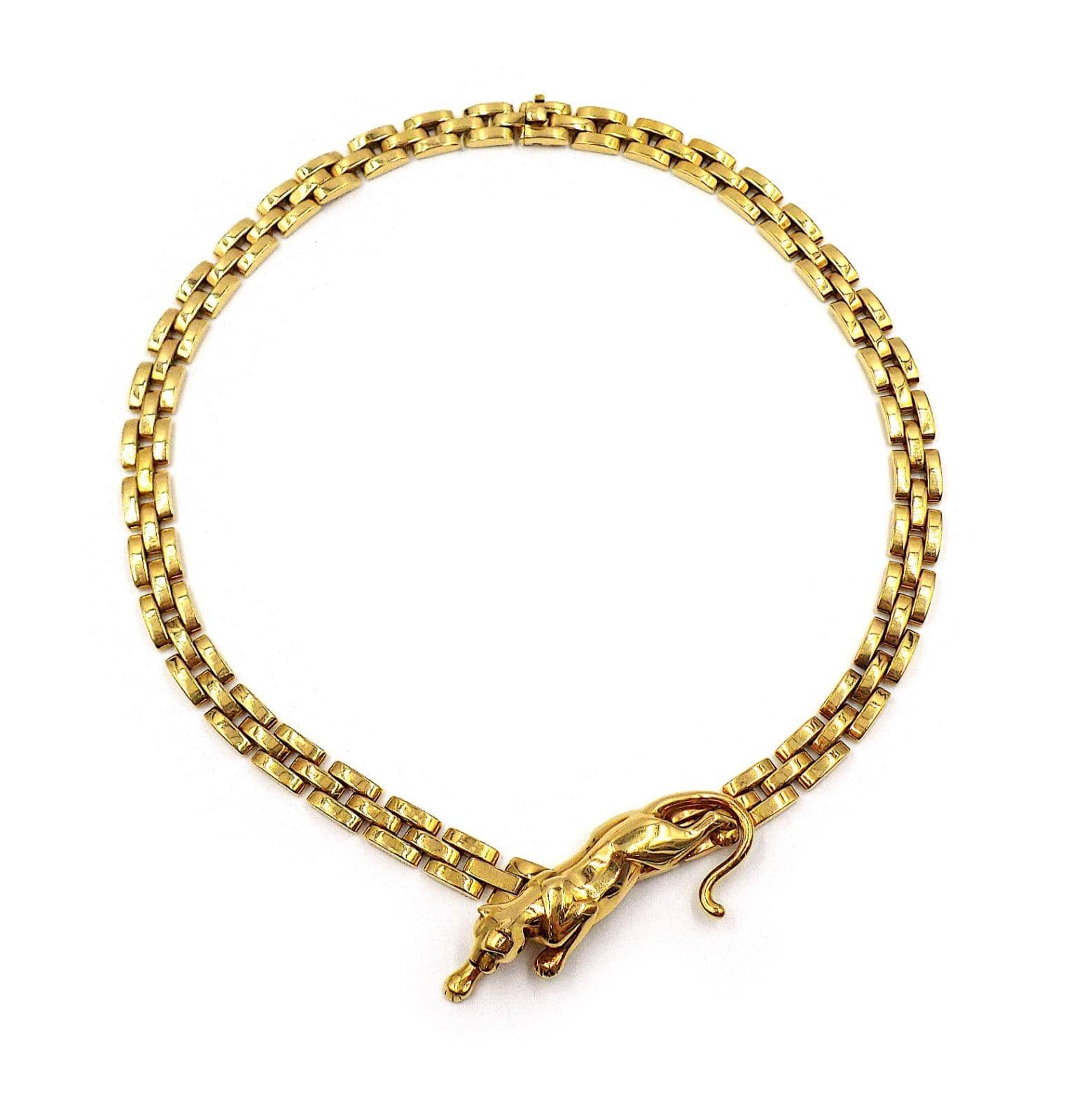 Cartier Cartier 18K Yellow Gold Maillon Panthere Link Chain Vintage ASC4989
